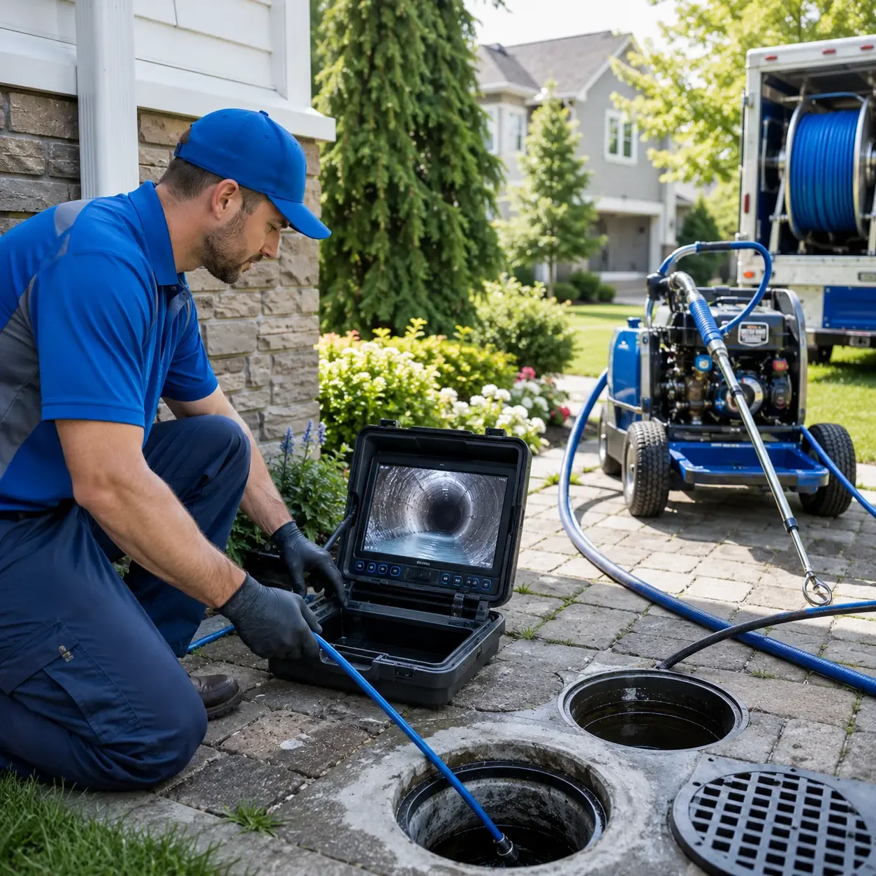 Outdoor drain cleaning professionals serving Milford Center, OH